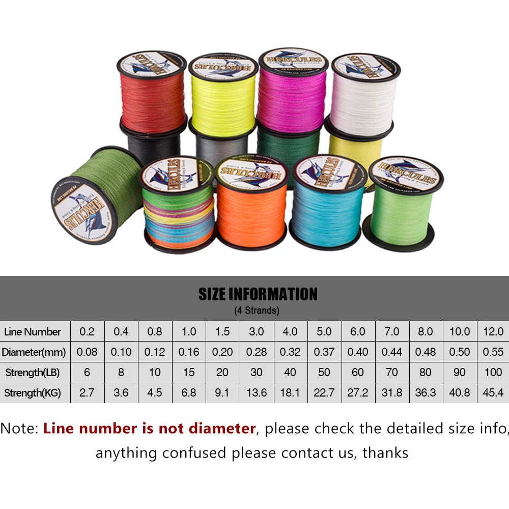 Hercules Braided Fishing Line