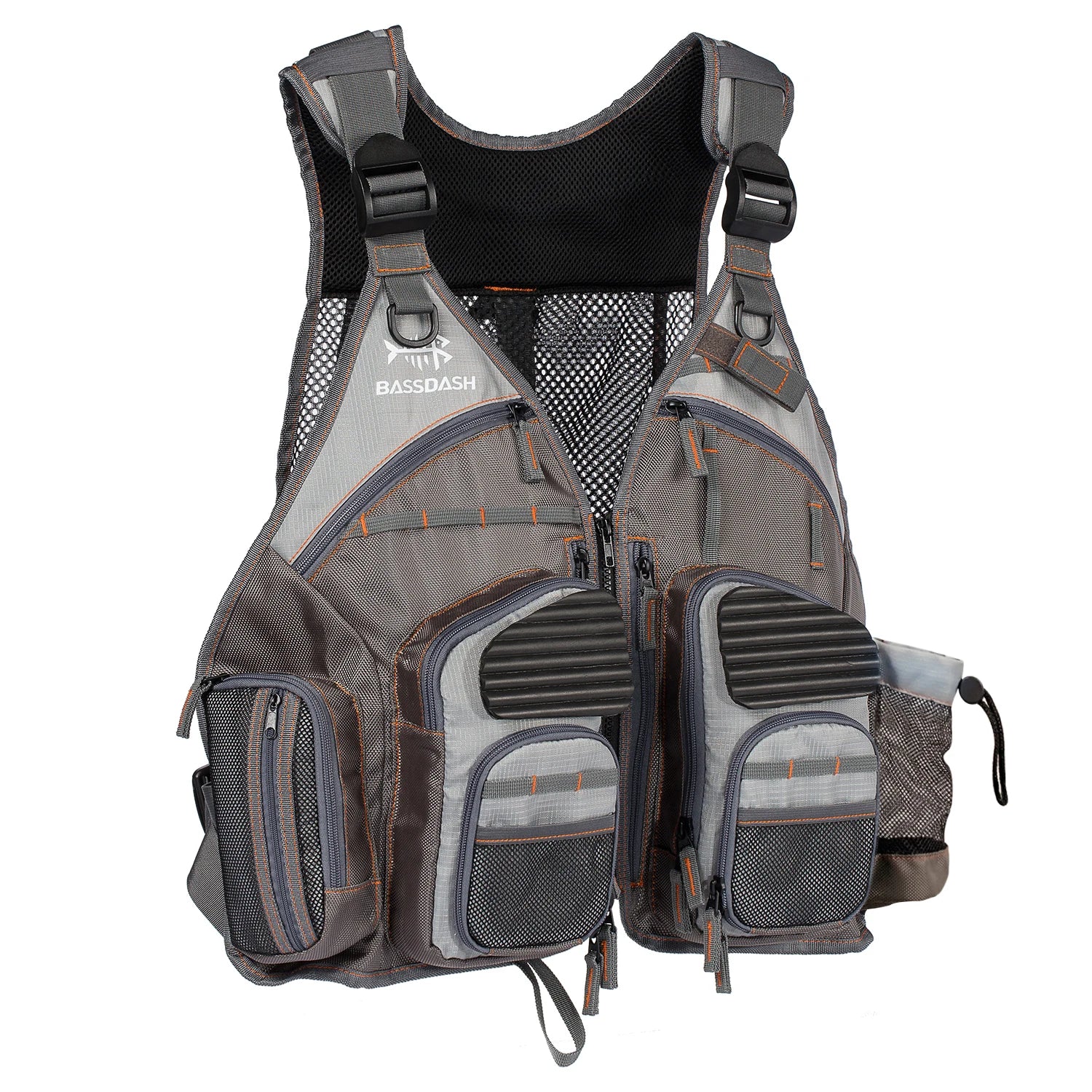 Bassdash Fishing Vest Adjustable Outdoor Sports Fishing Tackle Breathable
