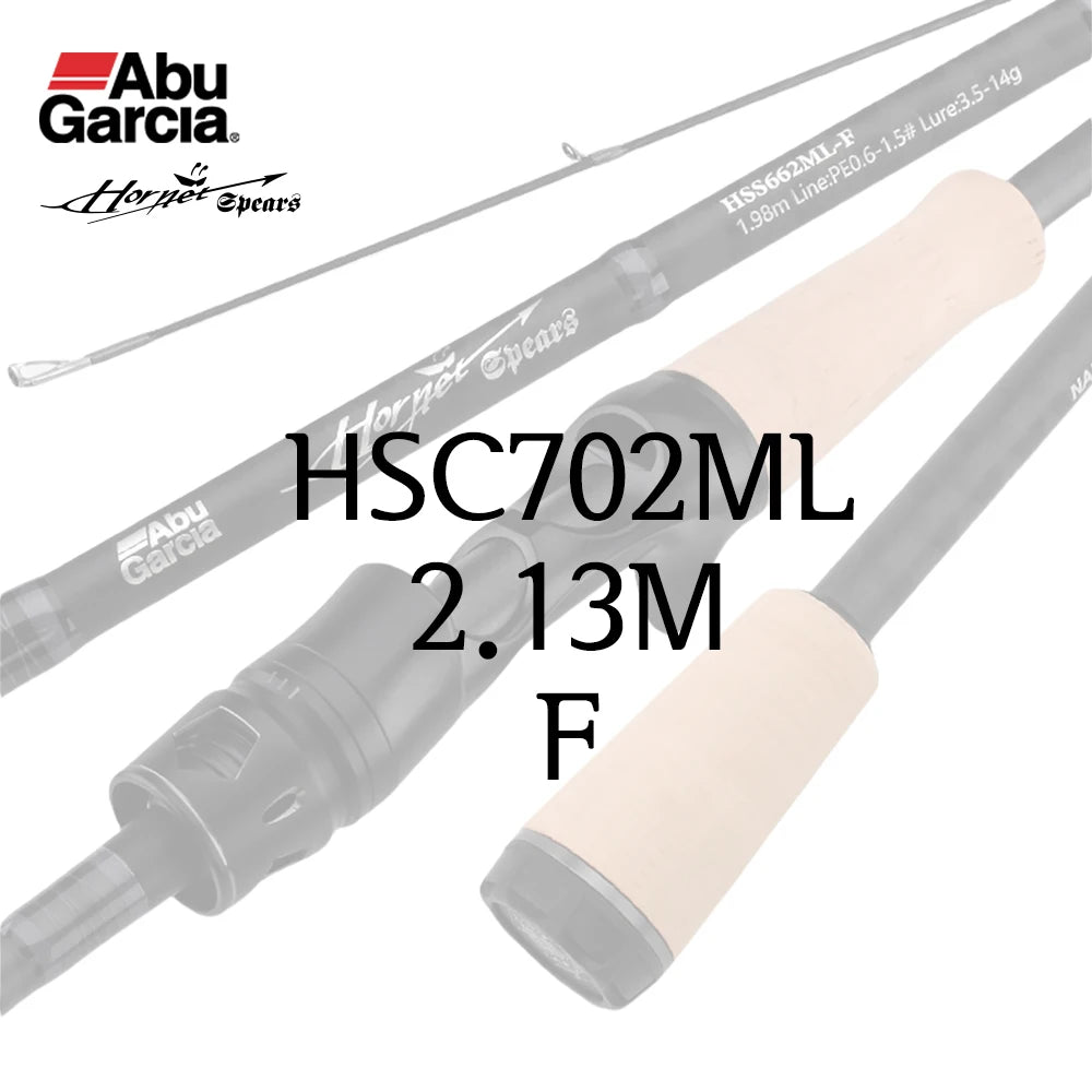 ABU Garcia Original Hornet Spears Spining/Casting 2 Sections Fishing Rod 1.98m-2.43m Fuji A-Guide Ring/Reel Seat  Nano Carbon
