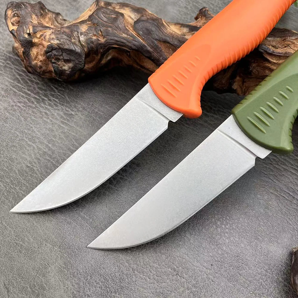 Camping Adventure Fixed Blade Knife- BM 15505 with Kydex Sheath D2 Blade Portable Outdoor Fishing Climbing EDC Tool with Sheath