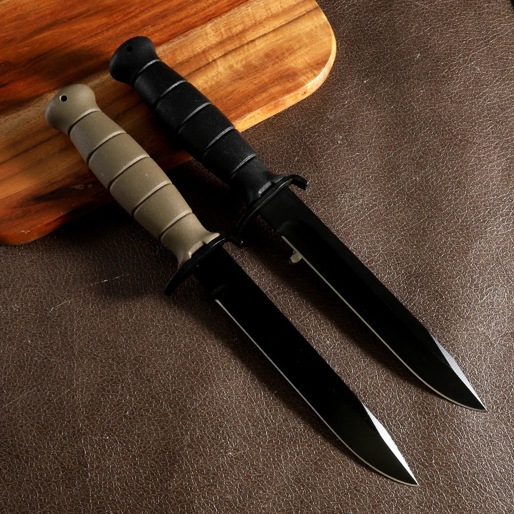Fixed knife 440C steel knife outdoor adventure fishing camp hunting kitchen fruit EDC tool straight knife