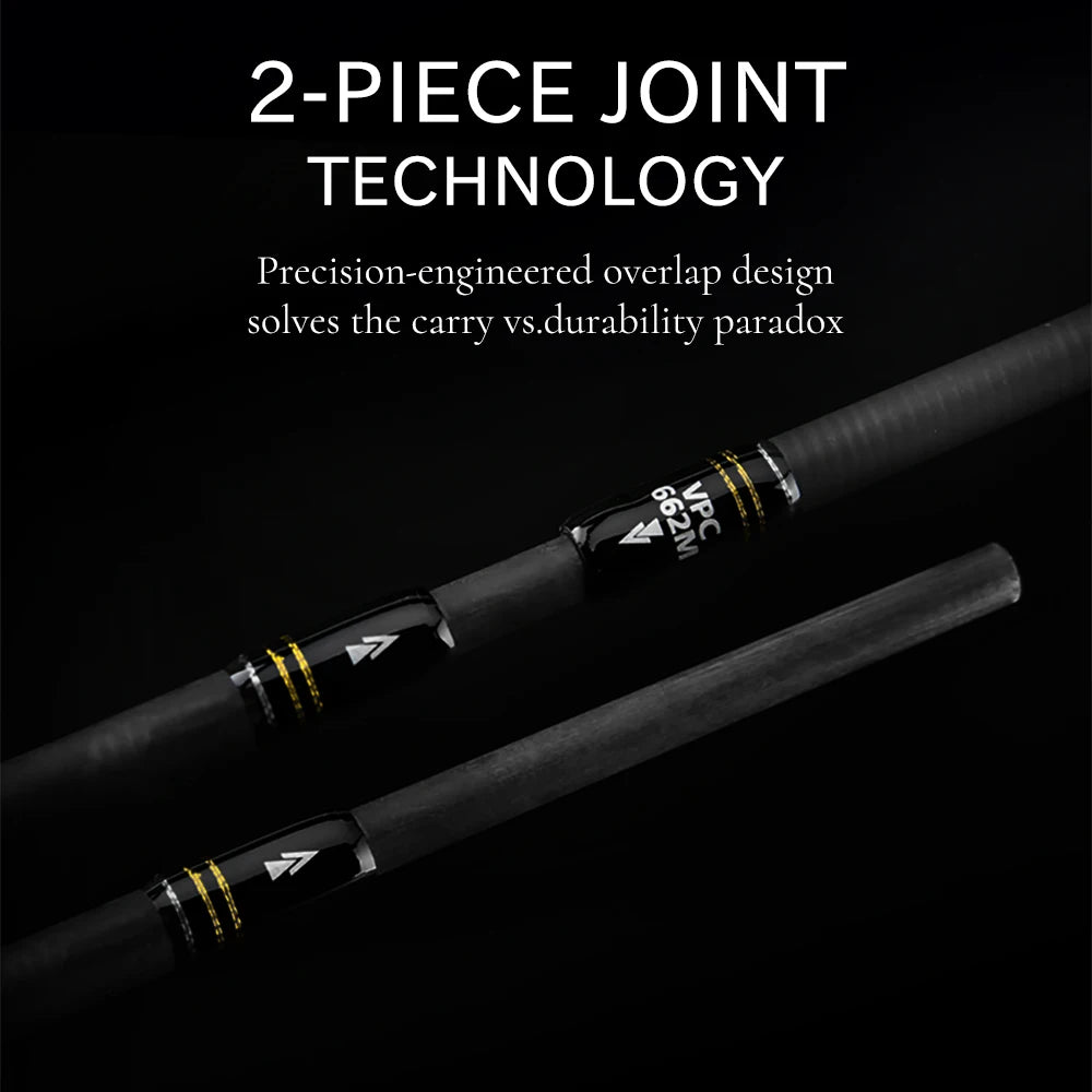 ABU Garcia Original VENDETTA Ⅱ Spining/Casting 2 Sections Lightweight/High Sensitivity Fishing Rod 1.98m-2.43m Fuji O-Guide Ring
