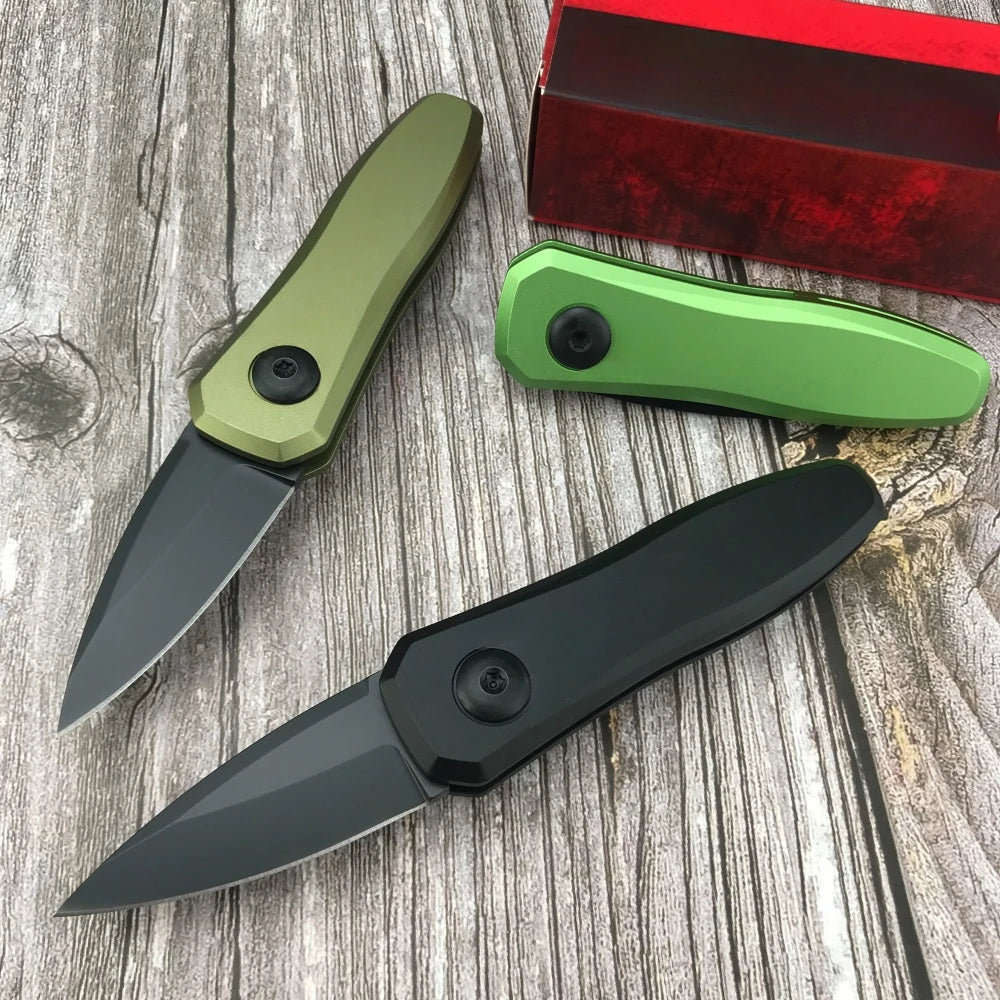 7500 Folding Pocket Knife, Aluminum Handle Multifunctional EDC Knife for Outdoor Camping Hiking Daily Use