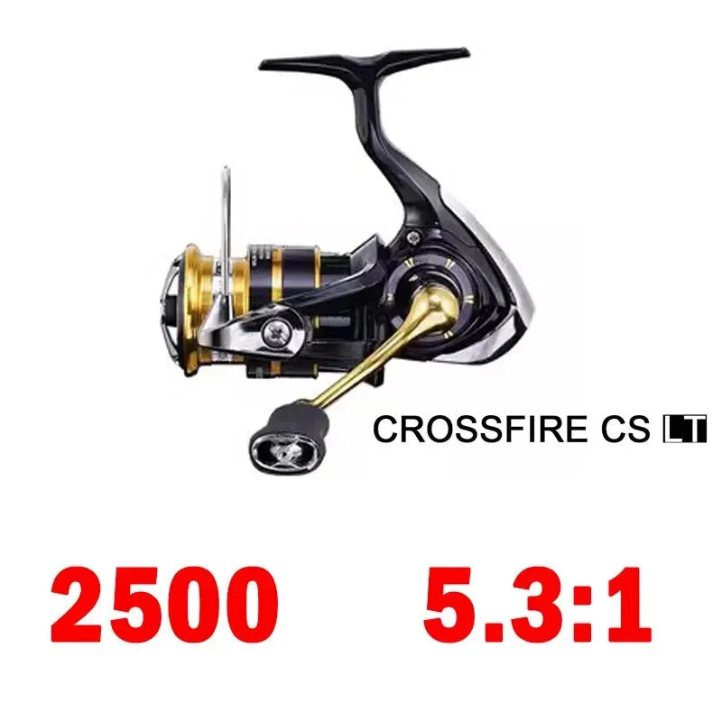 DAIWA Fishing Reel CROSSFIRE CS LT (Light&Tough) 1000-6000D-H Light Strong LC-ABS Metail Spool 4KG-12KG Ultraleve 185g-320g
