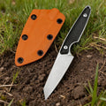 RMJ Fixed Blade Knife Micarta Mountain Climbing Trekking Barbecue Hunting Fishing Portable Self Defense Essential Equipment Tool