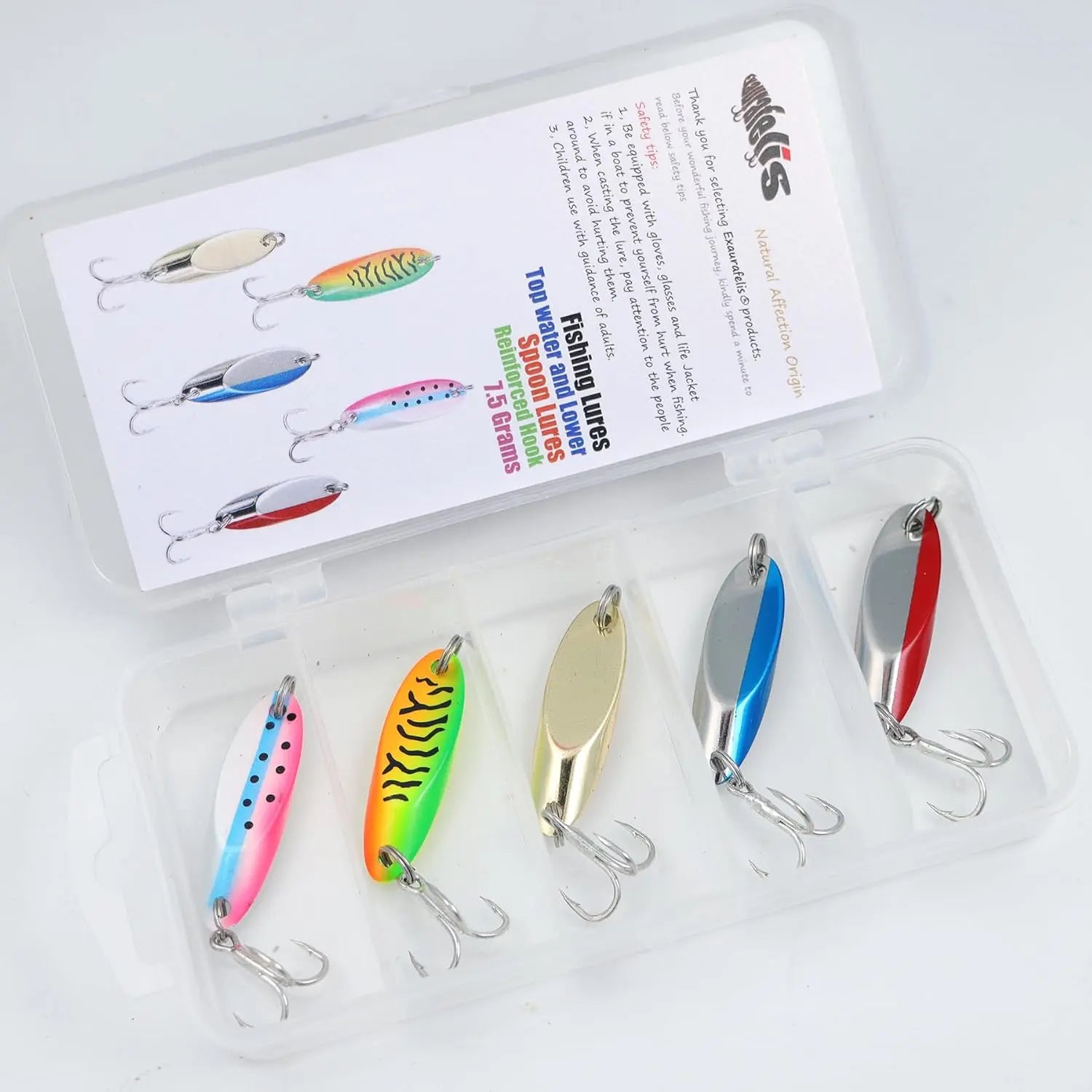 Fishing Spoon Lure Set