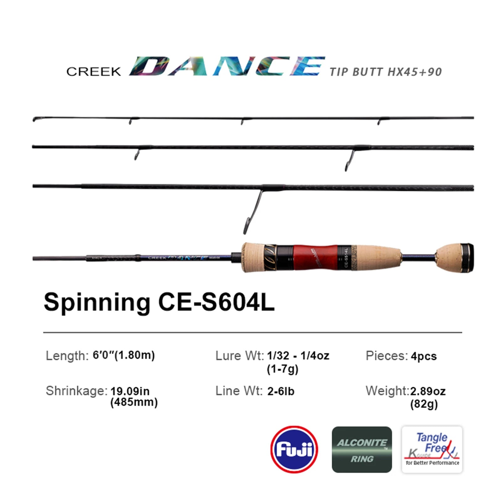 PURELURE Creek Dance Rod