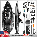 Spatium Fishing Kayak Boat Pedal Drive Sit on Top Pedal Drive Kayak Power System Orientation System, 11'*48"*6",Capacity 660LBS