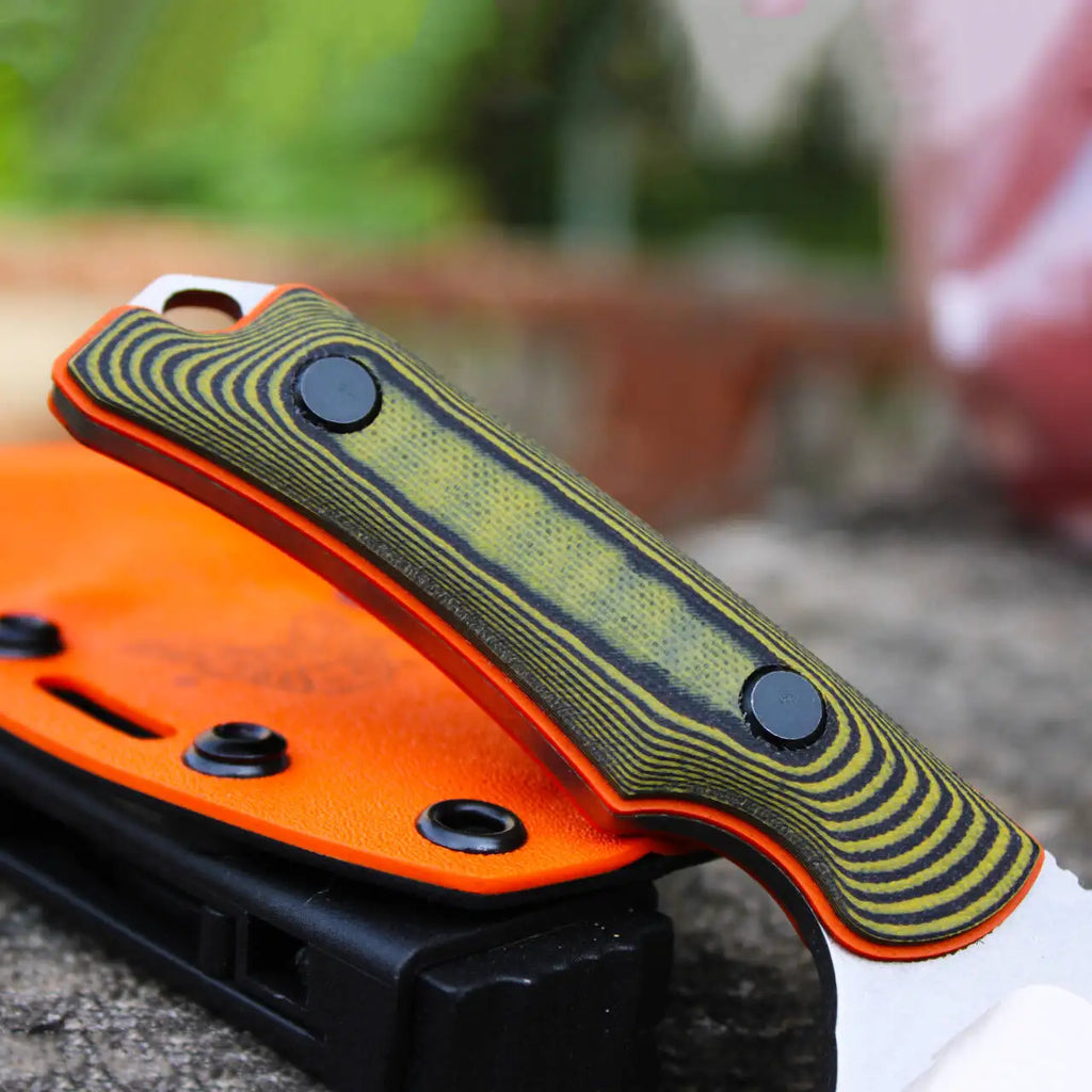 Outdoor Knife Tactical Hunting Knife G10 Handle Outdoor Self Defense Camping Hiking Survival Straight Knife with K Sheath