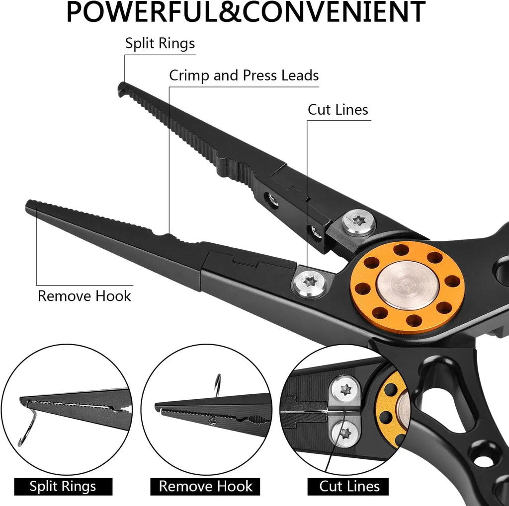 Hook Remover Split Ring Pliers