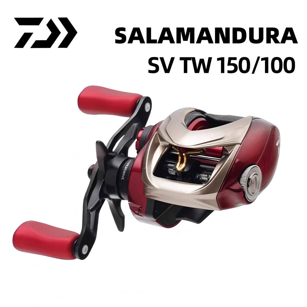 2024 /2025 DAIWA SALAMANDURA SV TW 150 / 100 Baitcast Fishing Reel Drag 5KG 7+1BB TWS SV BOOST Saltwater