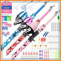 Portable Telescopic Fishing Pole with Reel Combo Kit for Kids, Includes Tackle Box and Net, Perfect for Youth Beginners