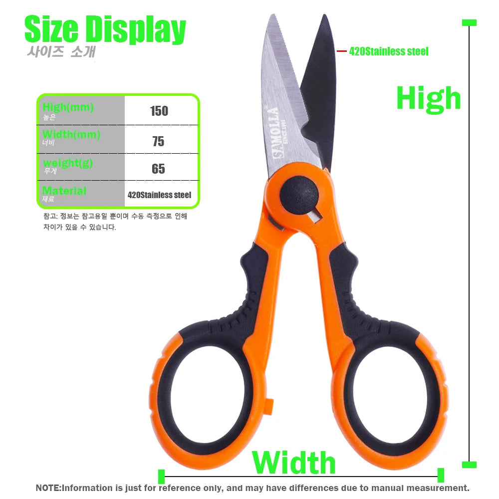 Stainless Fishing Scissor Tool