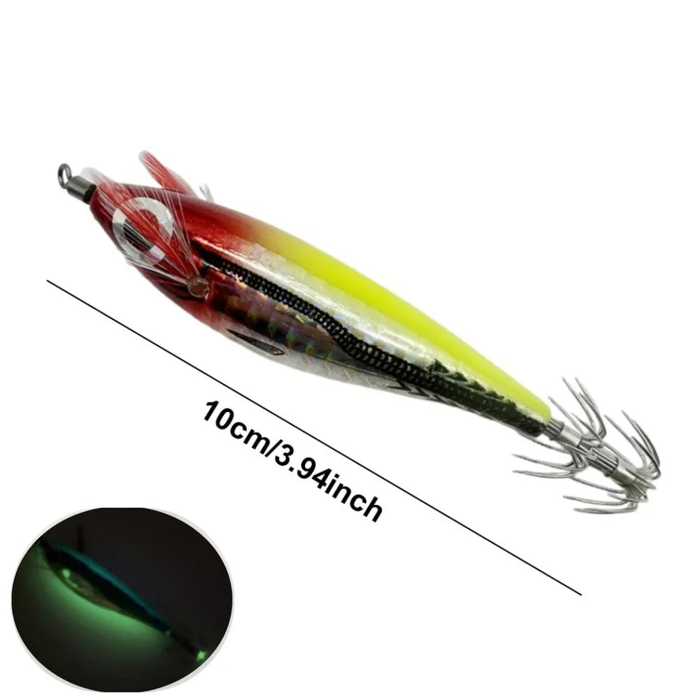 Glowing Squid Jig Lure
