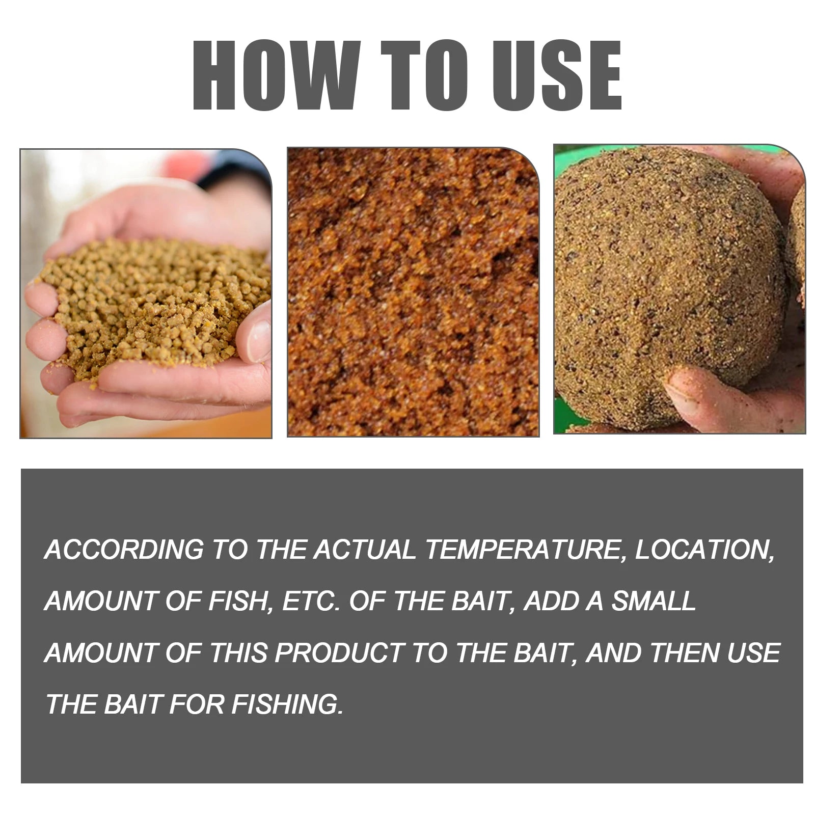 Fish Bait Attractant for Reservoirs Portable Fishing Lure Fish Attracting Agent Easy-to-Use Fishing Additive