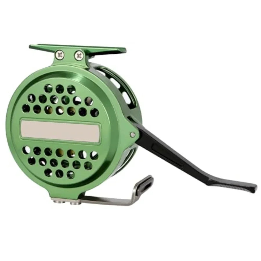 SemiAutomatic Fly Fishing Reel CNC Machined Aluminum Quick Line Retrieval Adjustable Drag Quick Spool Removal Freshwater Lake S