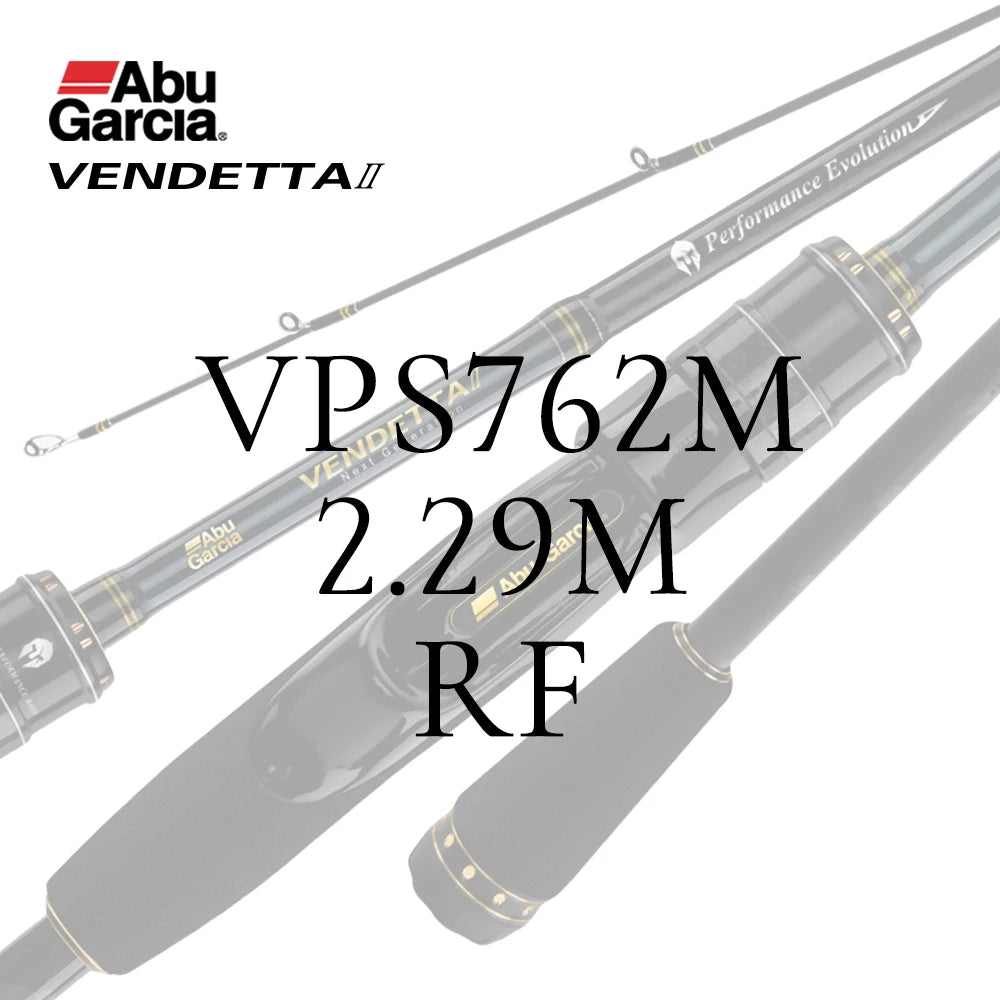 ABU Garcia Original VENDETTA Ⅱ Spining/Casting 2 Sections Lightweight/High Sensitivity Fishing Rod 1.98m-2.43m Fuji O-Guide Ring