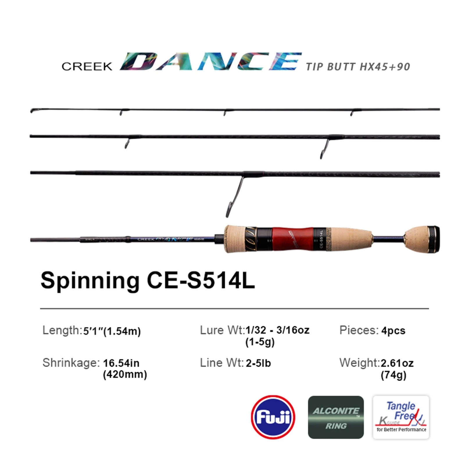 PURELURE Creek Dance Rod