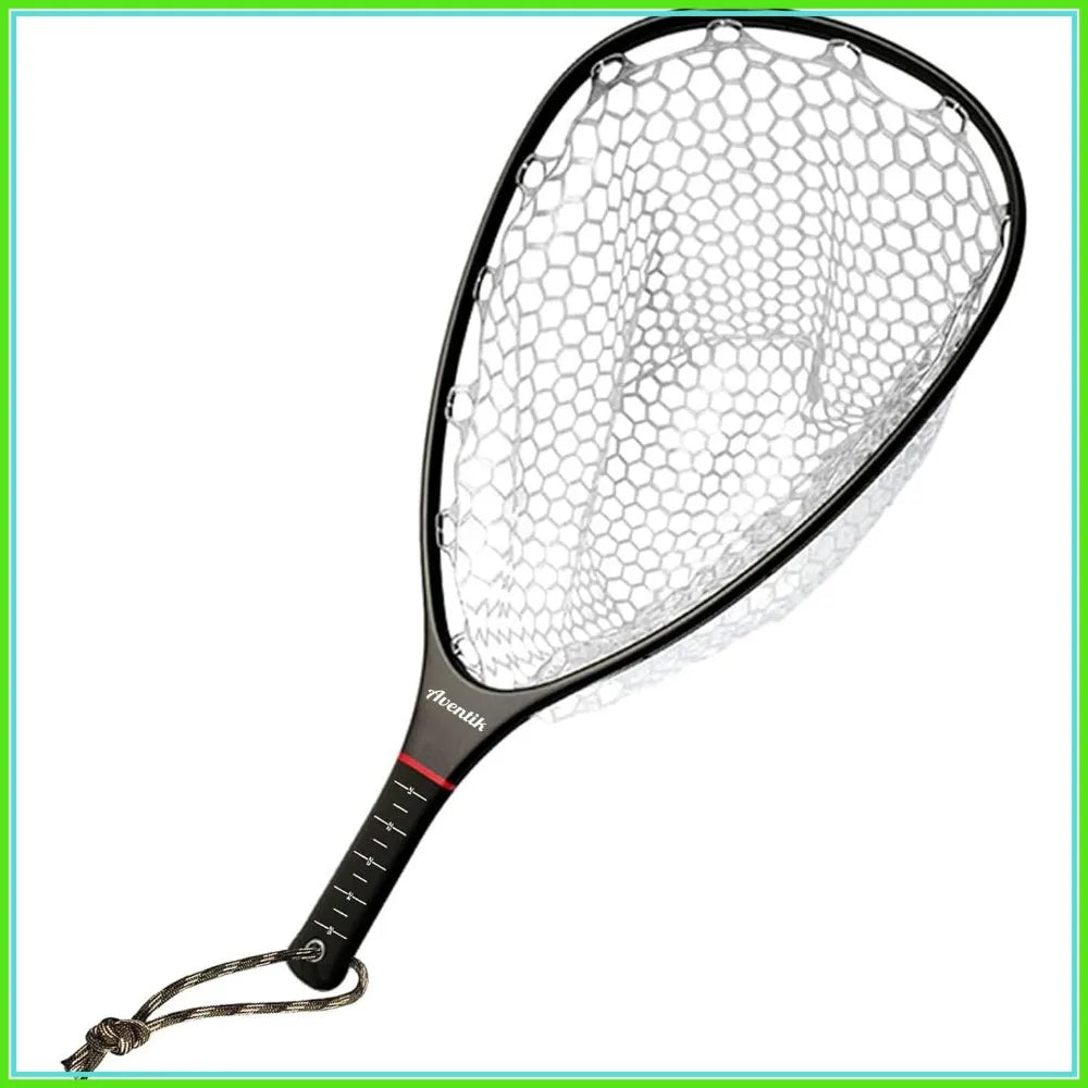 Lightweight Carbon Fiber Floating Fishing Net with Clear Rubber for Trout Catch & Release
