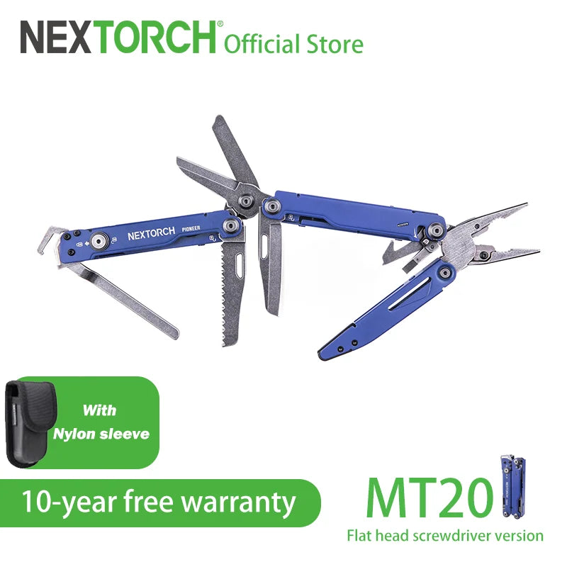 NEXTORCH PIONEER Multi-function tool pliers Folding pliers EDC outdoor hand tools Multitool for leather, firefighting, fishing