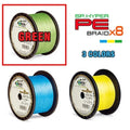 Saltwater Fishing POWER Pr0 braided PE Fishing Line 8 Slisk line Pro Super  Power USA 1500 yds PE 8 braided Fishing Line