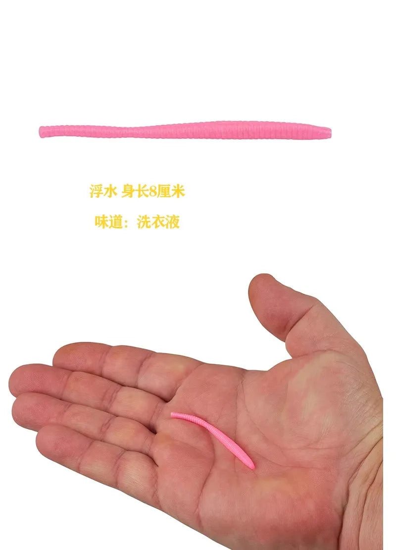 Original Berkley  Floating  worm Floating soft bait 3IN/8CM  15CT  Trout worm bait Lure soft bait  Salmon bait