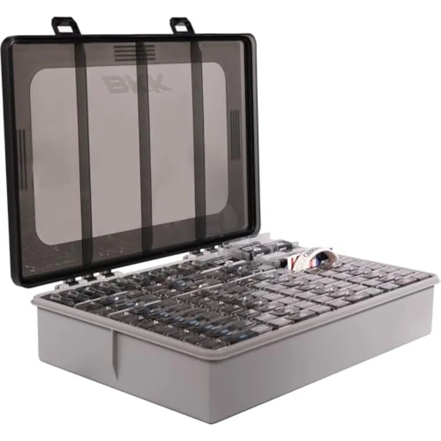Fishing Box with Tackle Hooks Boxes with Dividers OCD Tackle Storage Organizer System for Anglers Fully Loaded Setup Including