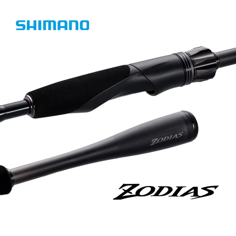 Shimano Zodias 2-Piece Fishing Rod Carbon Fiber Spinning Casting Rod Hi-Power Lightweight Sensitive Bass Fishing Lure Rod