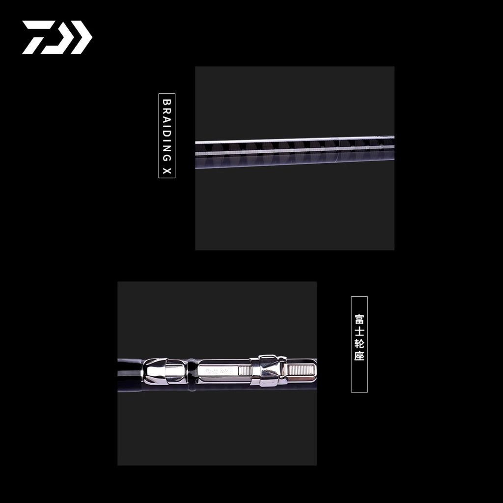 DAIWA LBT C SURF Carbon Fiber Telescopic Surf Rod Fast Action Spinning Rod 2.7-6.3m for Saltwater Freshwater Beach Pier Fishing