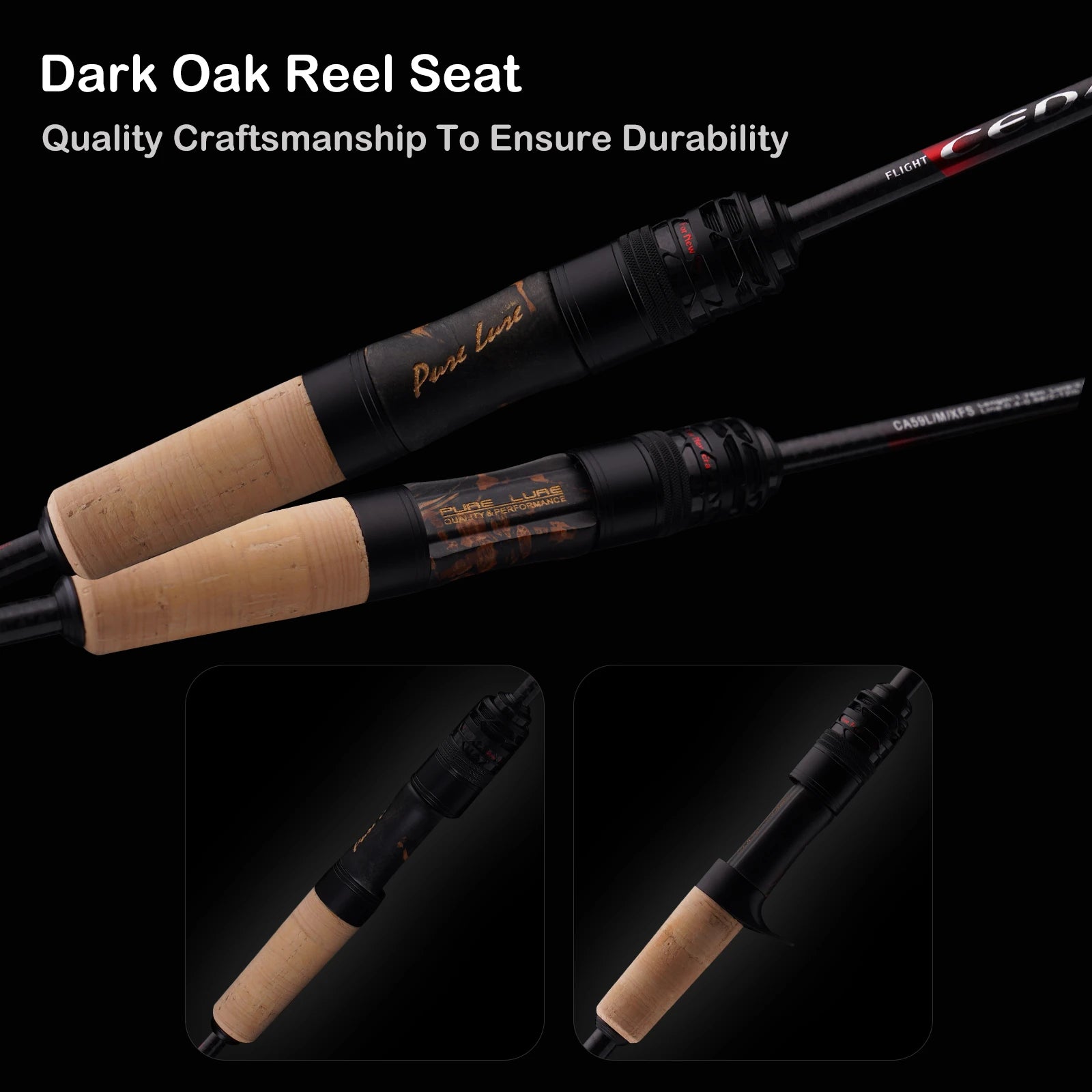 PURELURE Solid Tip Bass Rod