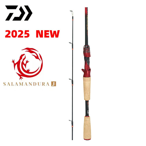 2025 DAIWA NEW SALAMANDURA J 2 Sections Spinning/Casting Fishing Rod Carbon Fiber Fishing Rods