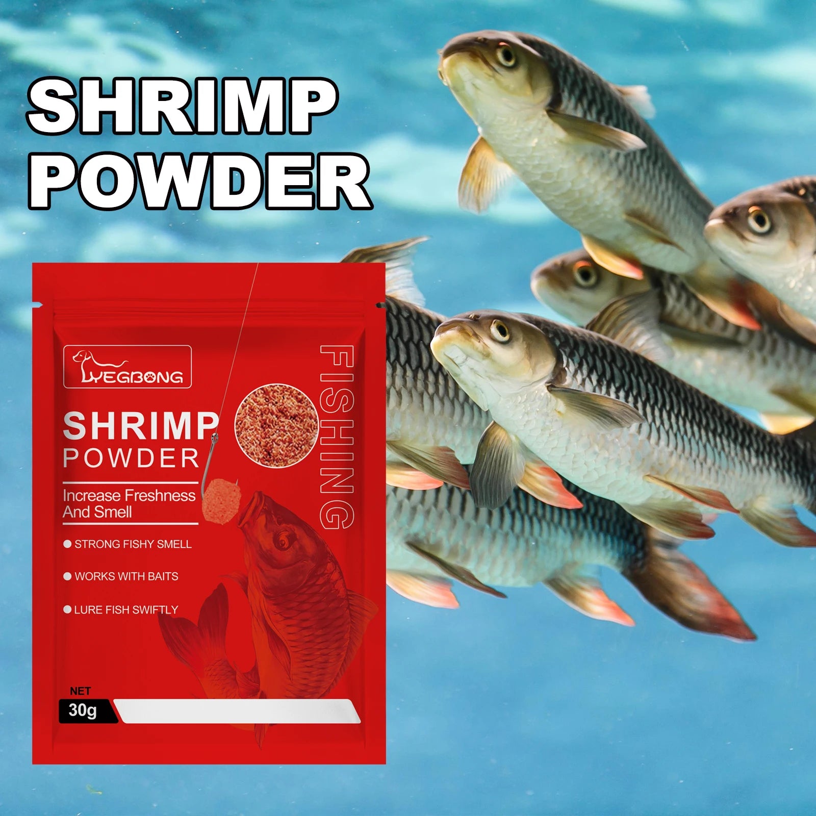 Fish Bait Attractant for Reservoirs Portable Fishing Lure Fish Attracting Agent Easy-to-Use Fishing Additive