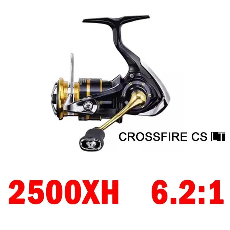 DAIWA Fishing Reel CROSSFIRE CS LT (Light&Tough) 1000-6000D-H Light Strong LC-ABS Metail Spool 4KG-12KG Ultraleve 185g-320g