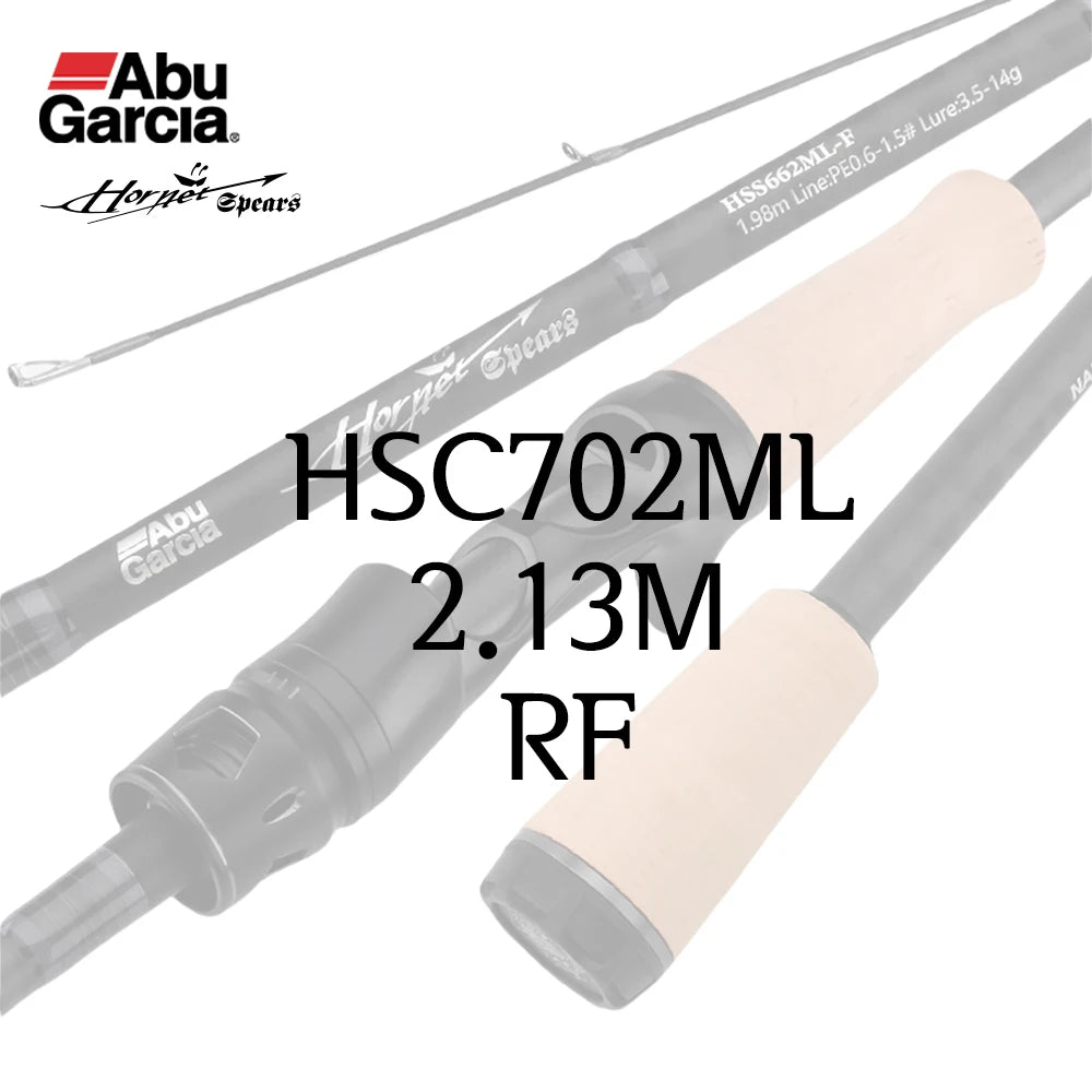 ABU Garcia Original Hornet Spears Spining/Casting 2 Sections Fishing Rod 1.98m-2.43m Fuji A-Guide Ring/Reel Seat  Nano Carbon