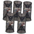 Fishing Bait Trap Crawdad Minnow Trap 4 inch Large Folding Collapsible Heavy Duty Crawfish Bait Fish Shrimp Lobster Cast Net