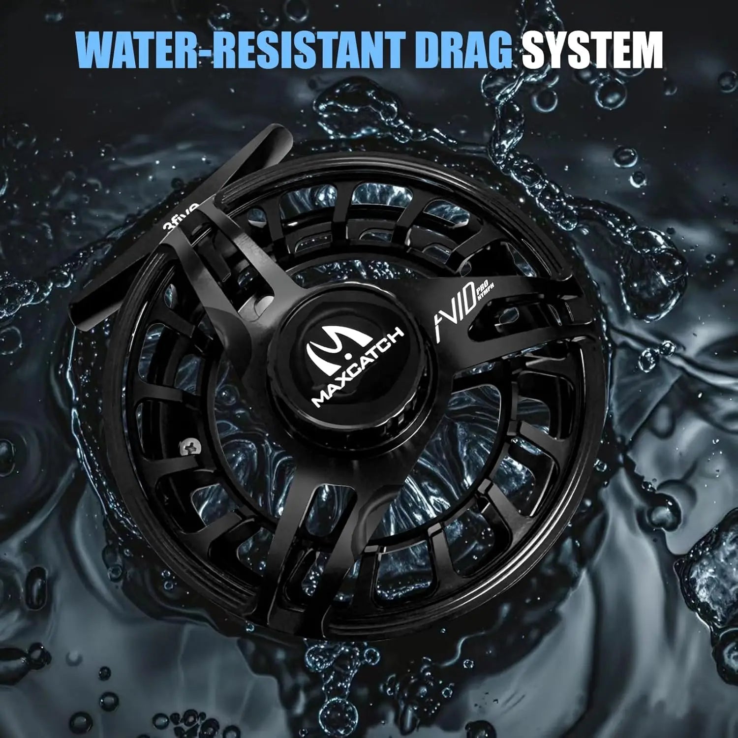 CNC-Machined Large Arbor Full Frame Fly Fishing Reel for Euro Nymph, Super Light Housing