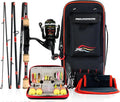 Automatic Quick Setup Fishing Combo with Pre-Tied Lures and Durable Rod for All Seasons