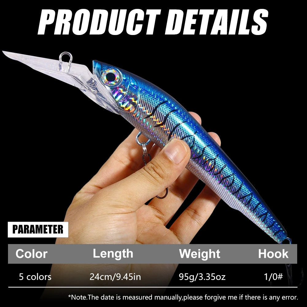 Deep Diving Minnow Lure