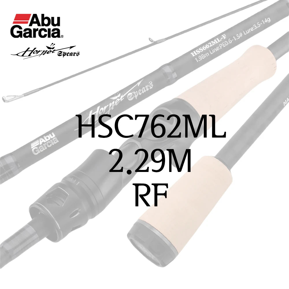 ABU Garcia Original Hornet Spears Spining/Casting 2 Sections Fishing Rod 1.98m-2.43m Fuji A-Guide Ring/Reel Seat  Nano Carbon