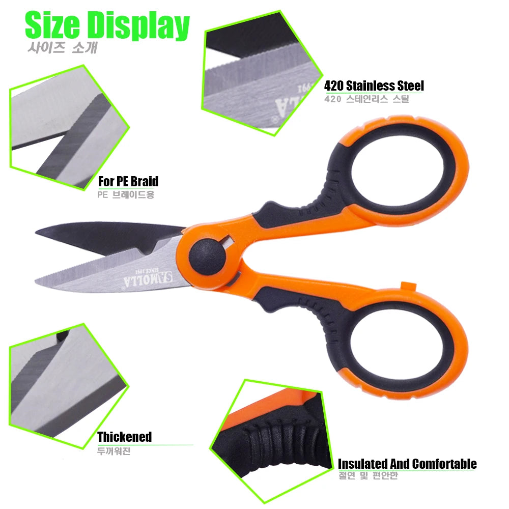 Stainless Fishing Scissor Tool