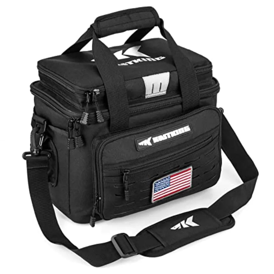 Fishing Tackle Bags - Saltwater and Freshwater Fishing Bags - Water Resistant Padded Shoulder Strap - Gear Storage