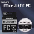 Original SHIMANO Mastiff FC 3LB-20LB Fluorocarbon Transparent Color Fiber Fishing Line 90M Made in Japan