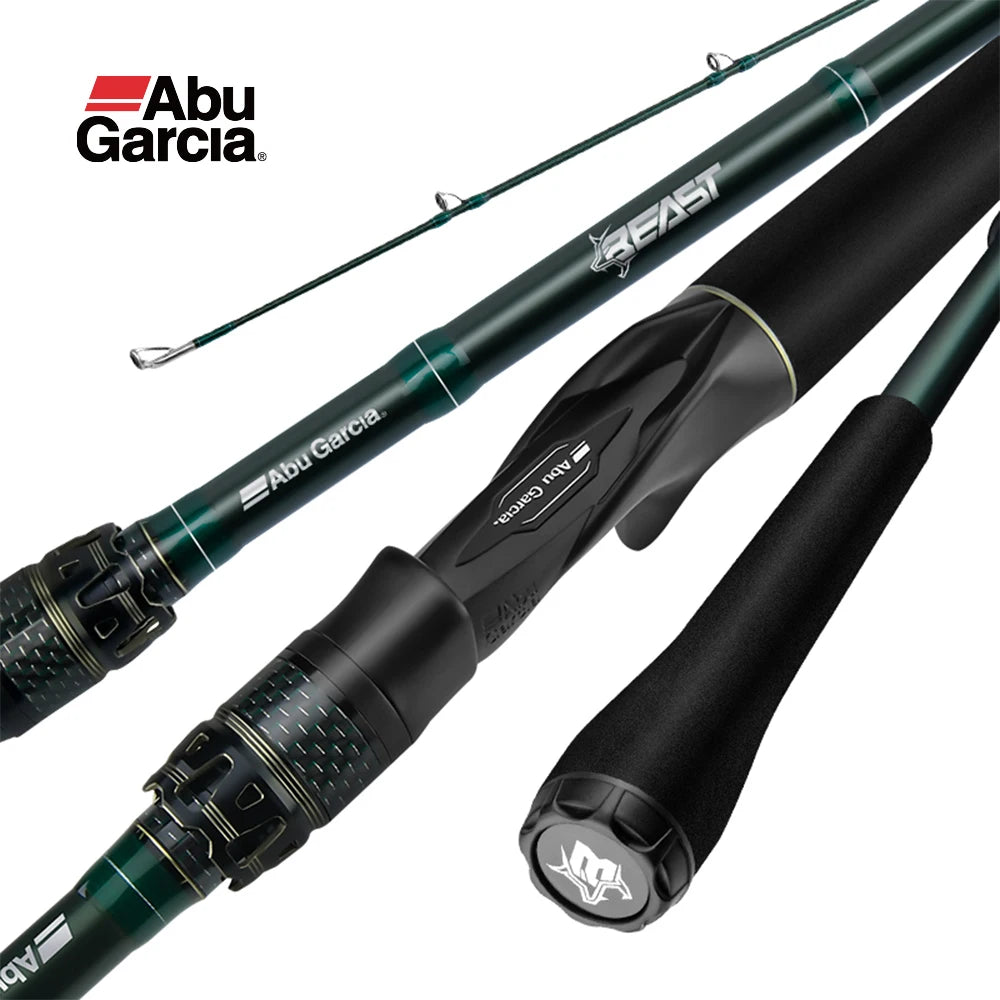 ABU Garcia Original New Beast Casting Fishing Rod 2.29/2.43M Power H/XH/XXH Fuji O Ring Extended EVA Split Handle