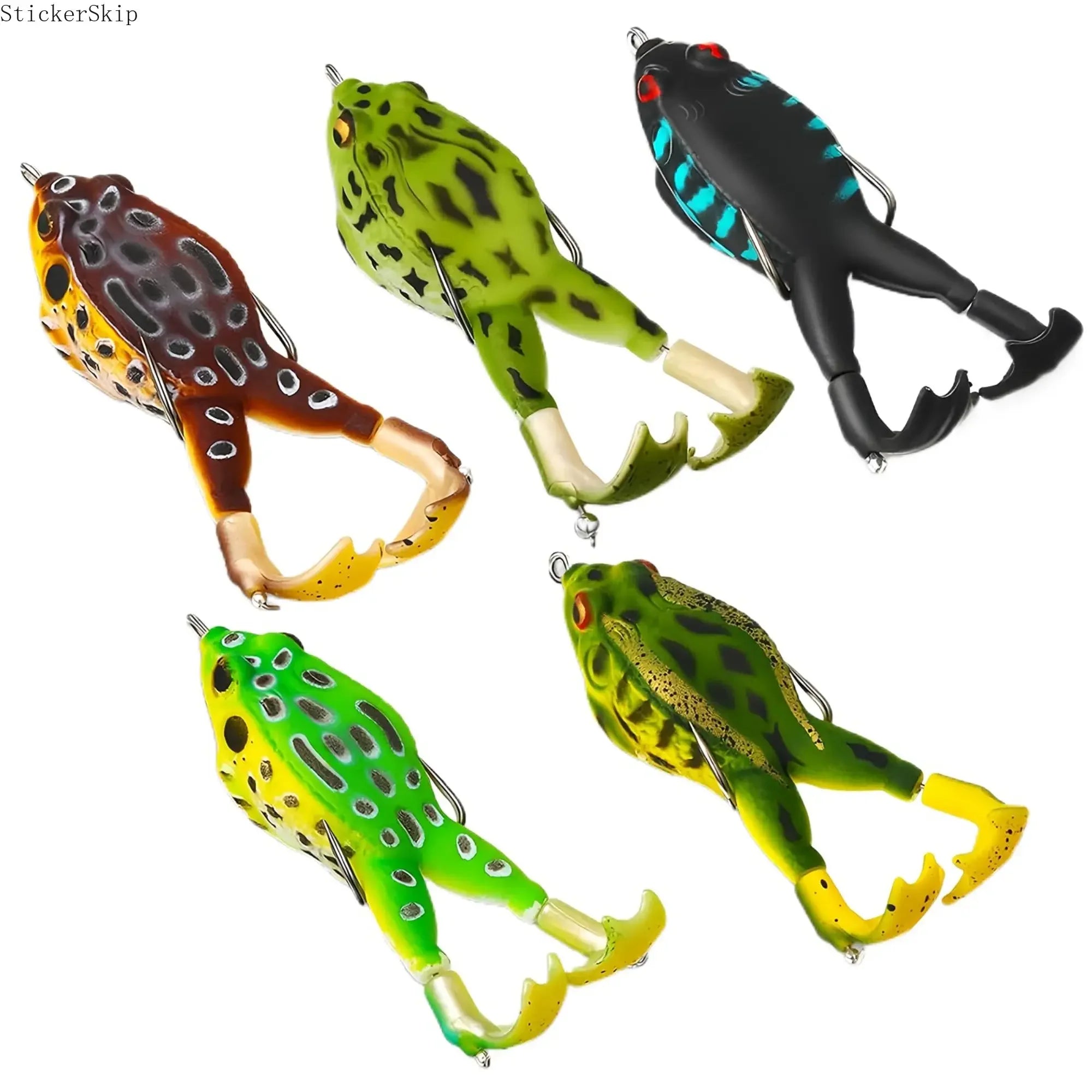 Topwater Frog Lures Set