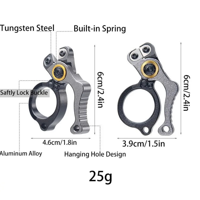 TRALOW Multifunctional Mini Pliers Scissors Aluminum Strap Locking Line Cutter Hook Disassembly Open Loop Portable Fishing Tool