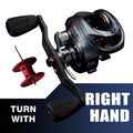 Seasir Salminus Baitcasting Reel Metal Aluminum Frame Two Spools 8.0:1 11+1BB Drag 12KG Fishing Reel