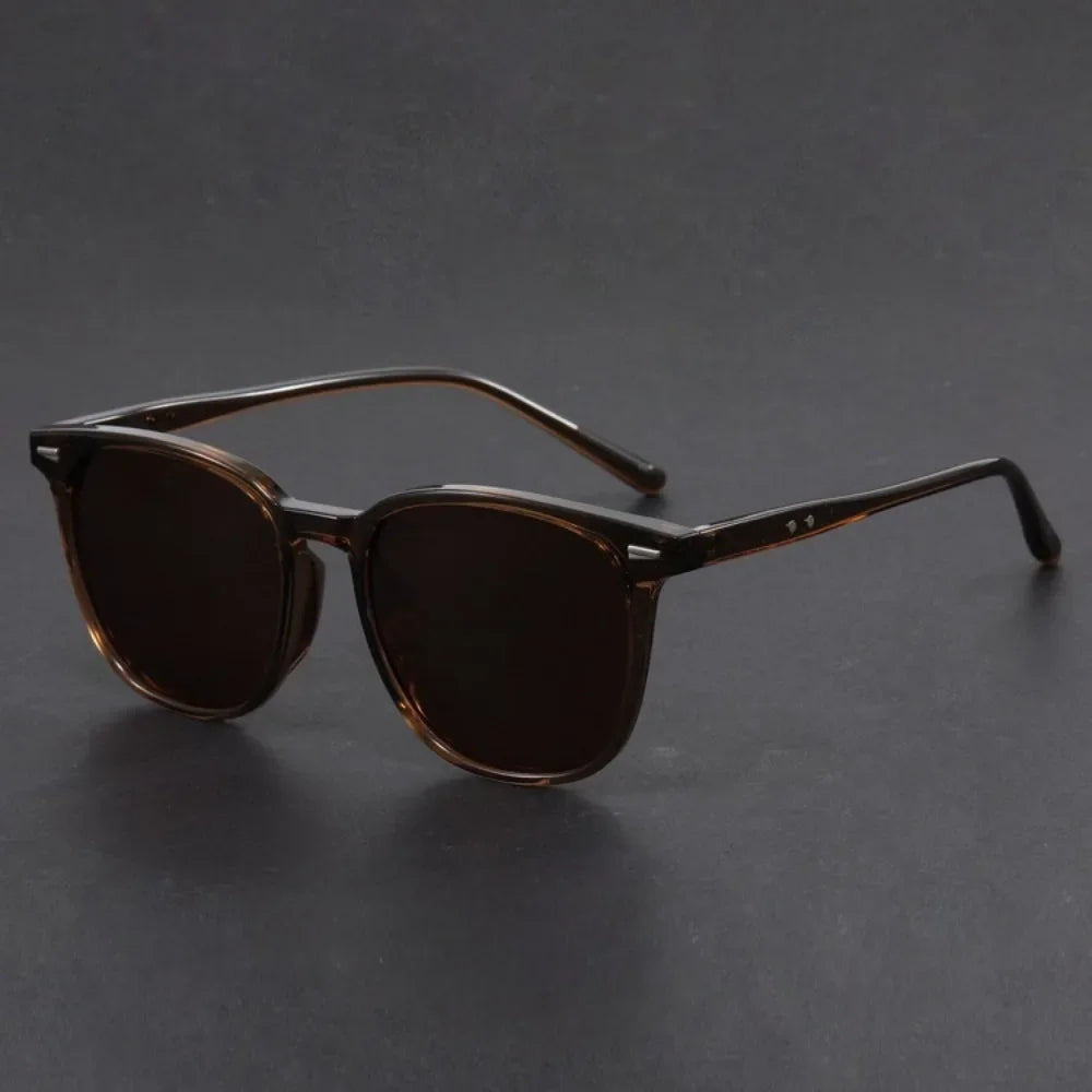 New Male And Female Ultralight Round Sunglasses Driving Fishing UV Polarized Fashion Sun Glasses UV400 Glasses