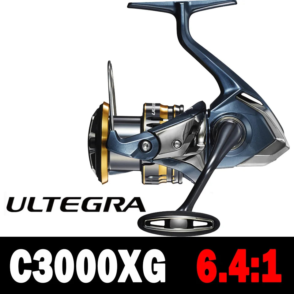 SHIMANO Fishing Reel ULTEGRA Spinning Reel Feeder Carp fishing Reels 2500/C3000/4000/C5000XG Waterproof system HANAGE Gear