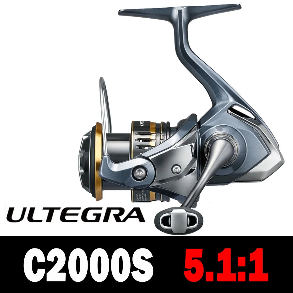 SHIMANO Fishing Reel ULTEGRA Spinning Reel Feeder Carp fishing Reels 2500/C3000/4000/C5000XG Waterproof system HANAGE Gear