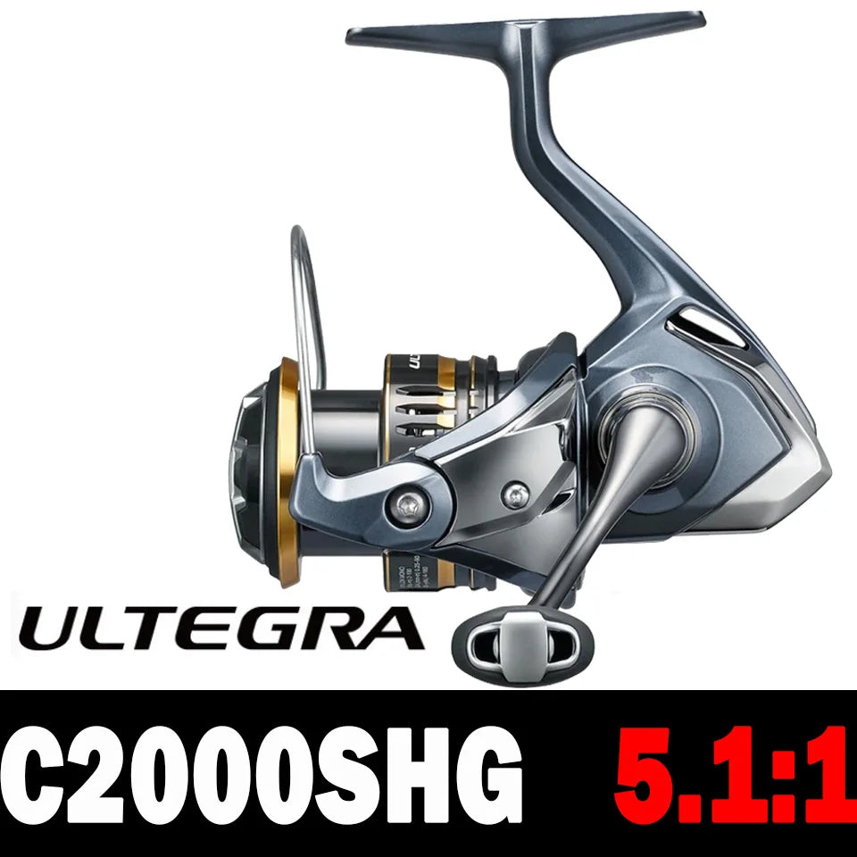 SHIMANO Fishing Reel ULTEGRA Spinning Reel Feeder Carp fishing Reels 2500/C3000/4000/C5000XG Waterproof system HANAGE Gear